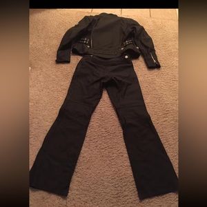 Women’s ICON Racing Leather jacket, pants and boots.